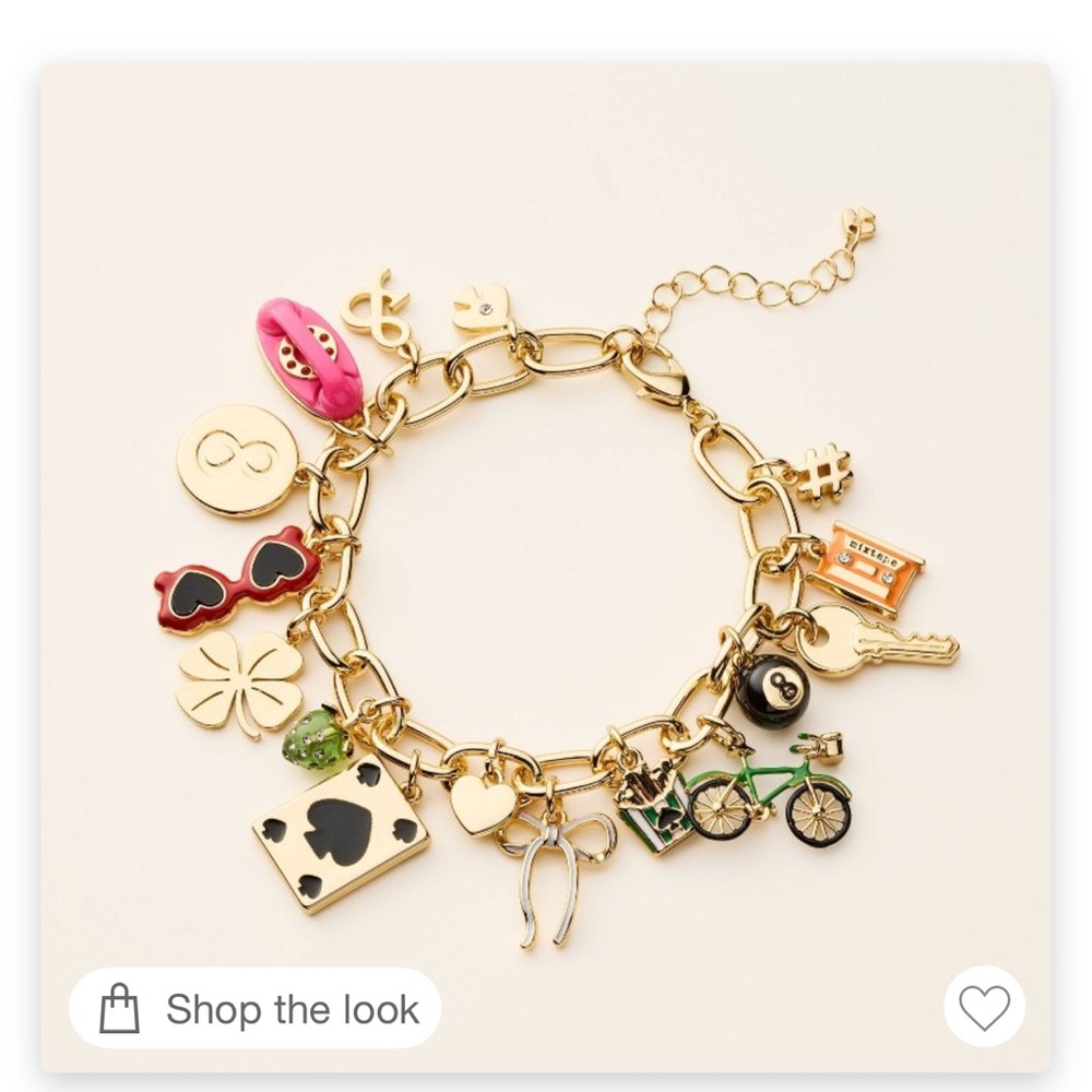 Kate Spade Target Charm Bracelet